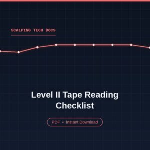 Level II Tape Reading Checklist